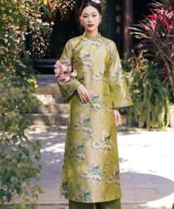 ÁO DÀI IN HOẠ TIẾT