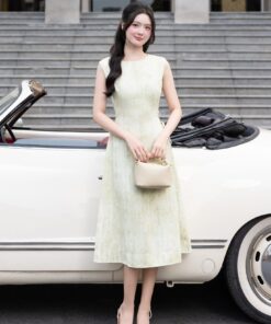 ĐẦM THIẾT KẾ ĐAN DÂY EO